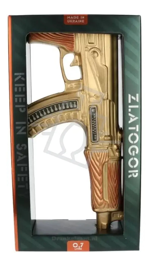 ZLATOGOR Vodka 0,7l Legendary AK-47 Gold 40% DD.