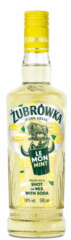 Zubrowka Lemon-Mint Likőr [0,5L|18% ] - Likőr